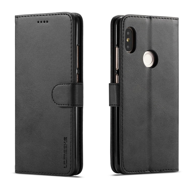 LC.IMEEKE For Xiaomi Redmi Note 6 Pro / Note6 Calf Texture Horizontal Flip Leather Case, with Holder & Card Slots & Wallet