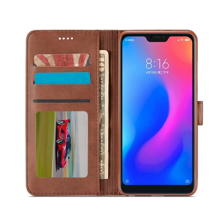 LC.IMEEKE For Xiaomi Redmi Note 6 Pro / Note6 Calf Texture Horizontal Flip Leather Case, with Holder & Card Slots & Wallet
