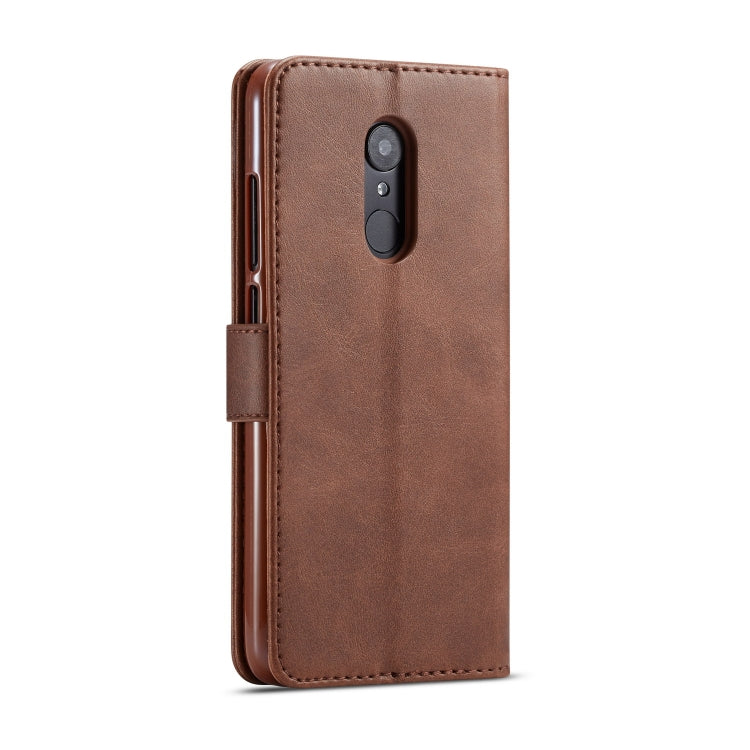 LC.IMEEKE For Xiaomi Redmi 5 Plus Calf Texture Horizontal Flip Leather Case, with Holder & Card Slots & Wallet