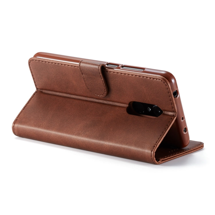 LC.IMEEKE For Xiaomi Redmi 5 Plus Calf Texture Horizontal Flip Leather Case, with Holder & Card Slots & Wallet