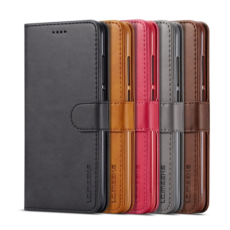 LC.IMEEKE For Xiaomi Redmi 5 Plus Calf Texture Horizontal Flip Leather Case, with Holder & Card Slots & Wallet