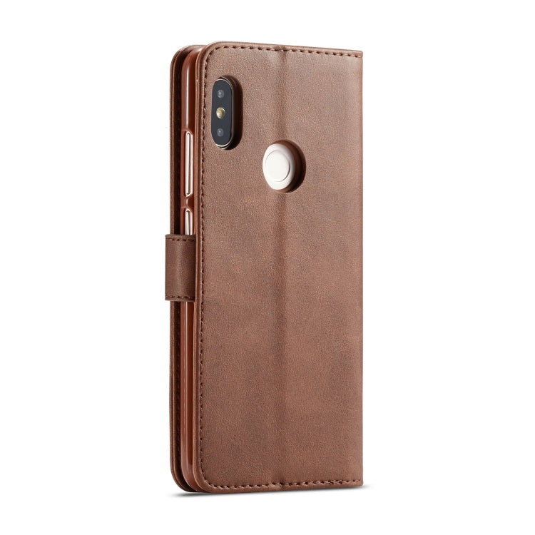 LC.IMEEKE For Xiaomi Redmi Note 5 Pro / Note5 Calf Texture Horizontal Flip Leather Case, with Holder & Card Slots & Wallet