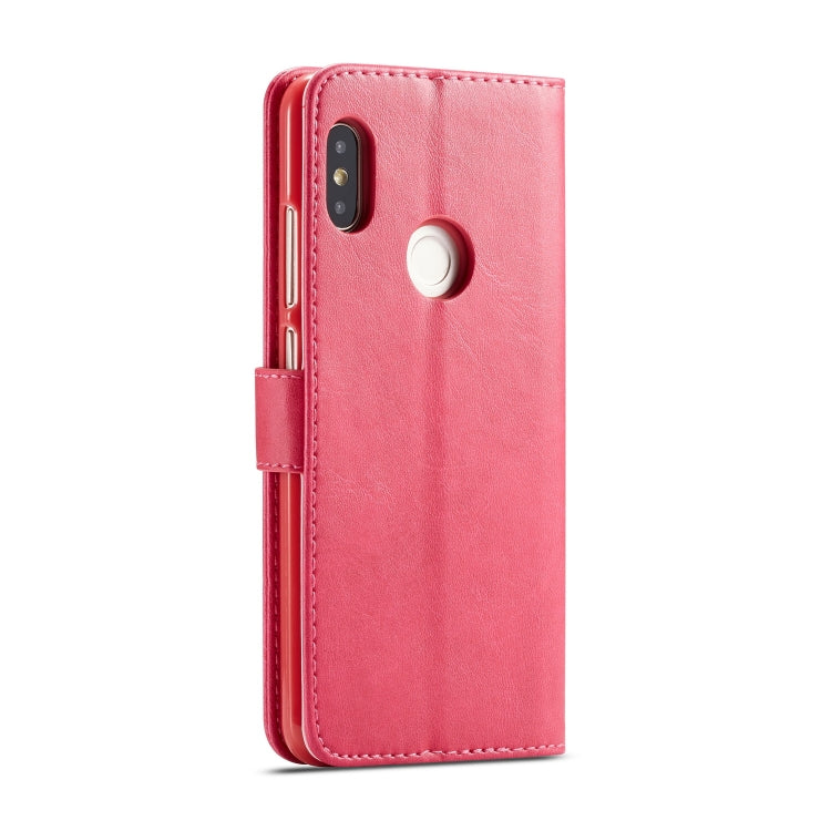 LC.IMEEKE For Xiaomi Redmi Note 5 Pro / Note5 Calf Texture Horizontal Flip Leather Case, with Holder & Card Slots & Wallet