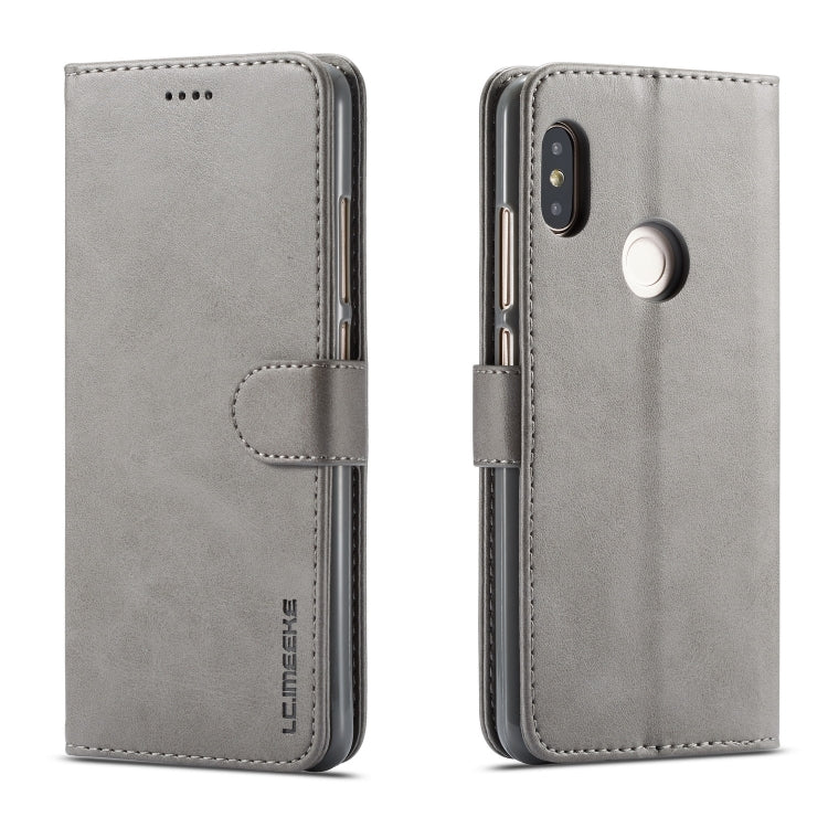 LC.IMEEKE For Xiaomi Redmi Note 5 Pro / Note5 Calf Texture Horizontal Flip Leather Case, with Holder & Card Slots & Wallet