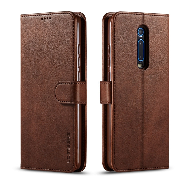 LC.IMEEKE For Xiaomi Redmi K20 / K20 Pro / 9T / 9T Pro Calf Texture Horizontal Flip Leather Case, with Holder & Card Slots & Wallet