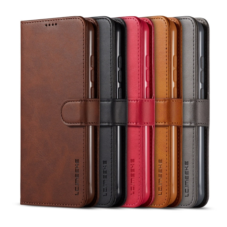 LC.IMEEKE For Xiaomi Redmi Note 8 Calf Texture Horizontal Flip Leather Case, with Holder & Card Slots & Wallet