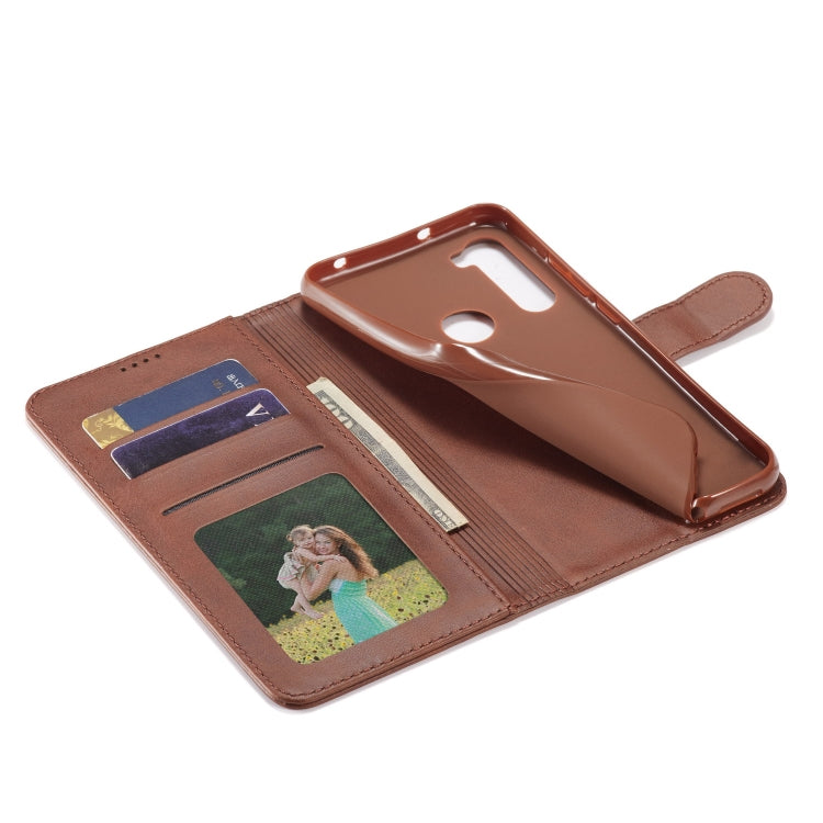 LC.IMEEKE For Xiaomi Redmi Note 8 Calf Texture Horizontal Flip Leather Case, with Holder & Card Slots & Wallet