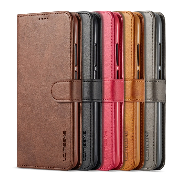 LC.IMEEKE For Xiaomi Redmi 7 Calf Texture Horizontal Flip Leather Case, with Holder & Card Slots & Wallet
