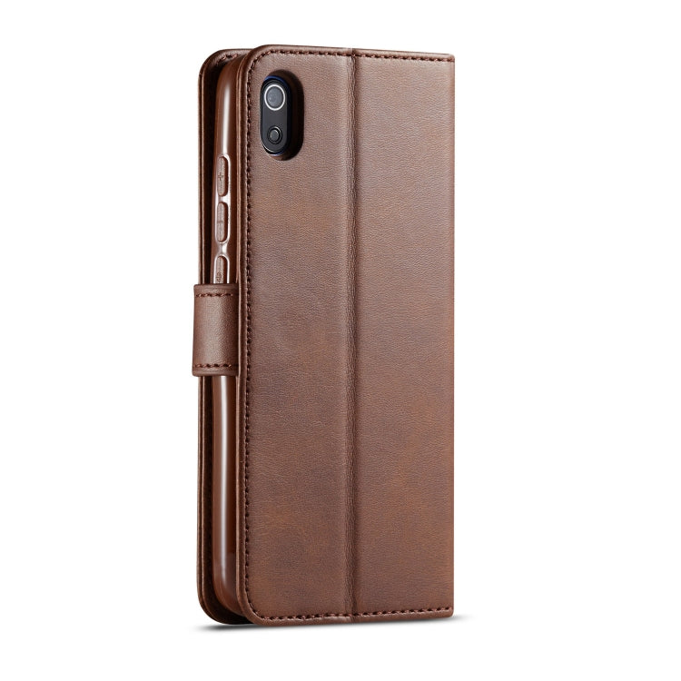 LC.IMEEKE For Xiaomi Redmi 7A Calf Texture Horizontal Flip Leather Case, with Holder & Card Slots & Wallet