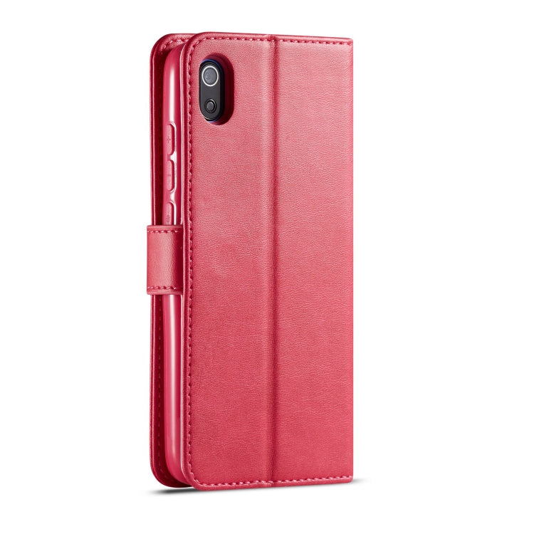 LC.IMEEKE For Xiaomi Redmi 7A Calf Texture Horizontal Flip Leather Case, with Holder & Card Slots & Wallet