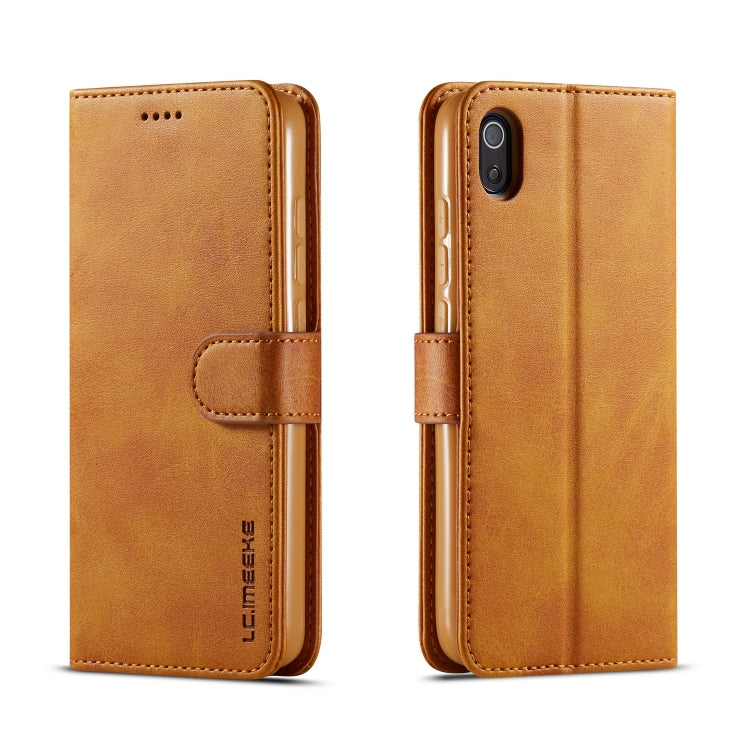 LC.IMEEKE For Xiaomi Redmi 7A Calf Texture Horizontal Flip Leather Case, with Holder & Card Slots & Wallet