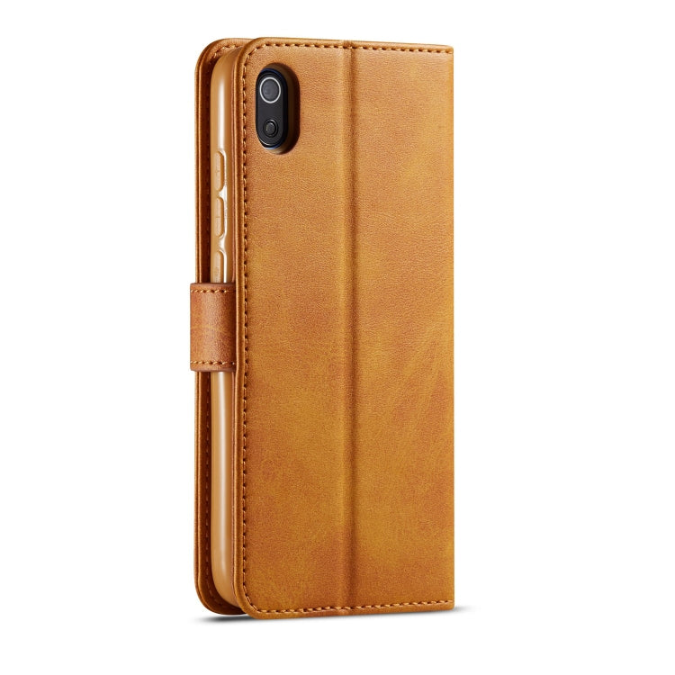 LC.IMEEKE For Xiaomi Redmi 7A Calf Texture Horizontal Flip Leather Case, with Holder & Card Slots & Wallet