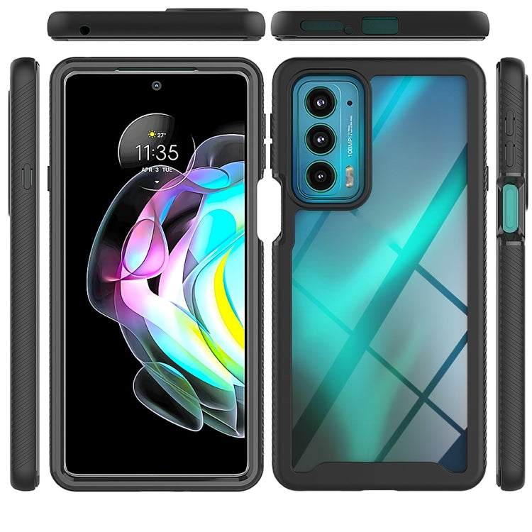 For Motorola Edge 20 Starry Sky Solid Color Series Shockproof PC + TPU Protective Case