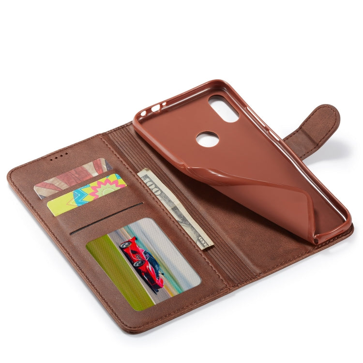 LC.IMEEKE For Xiaomi Redmi Note 7 Calf Texture Horizontal Flip Leather Case, with Holder & Card Slots & Wallet