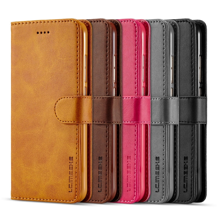LC.IMEEKE For Xiaomi Mi 6X Calf Texture Horizontal Flip Leather Case, with Holder & Card Slots & Wallet