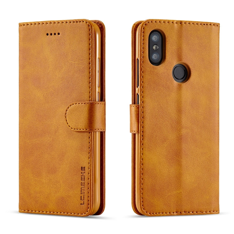 LC.IMEEKE For Xiaomi Mi 6X Calf Texture Horizontal Flip Leather Case, with Holder & Card Slots & Wallet