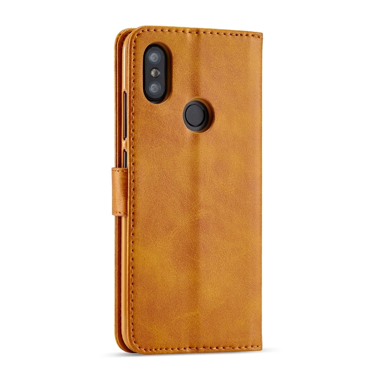 LC.IMEEKE For Xiaomi Mi 6X Calf Texture Horizontal Flip Leather Case, with Holder & Card Slots & Wallet