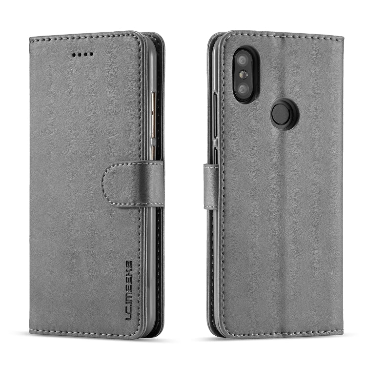 LC.IMEEKE For Xiaomi Mi 6X Calf Texture Horizontal Flip Leather Case, with Holder & Card Slots & Wallet