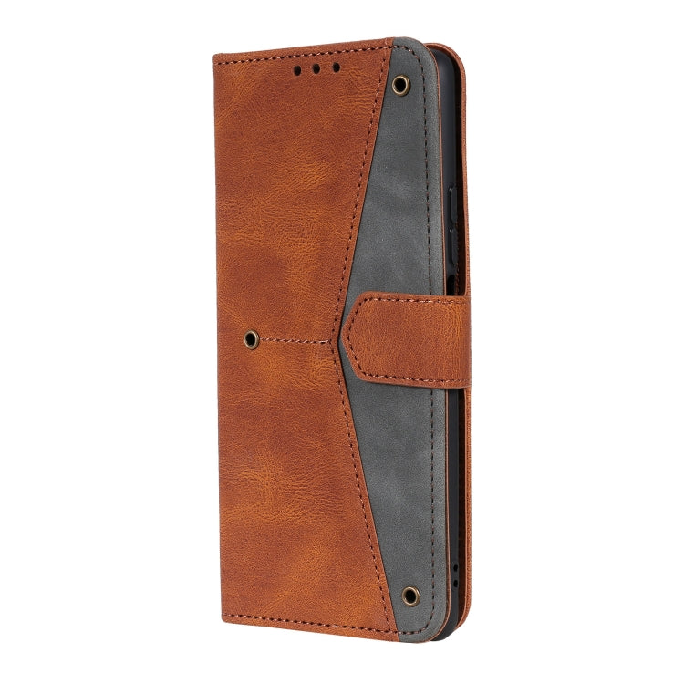For Xiaomi Mi 11T Stitching Calf Texture Horizontal Flip Leather Case with Holder & Card Slots & Wallet