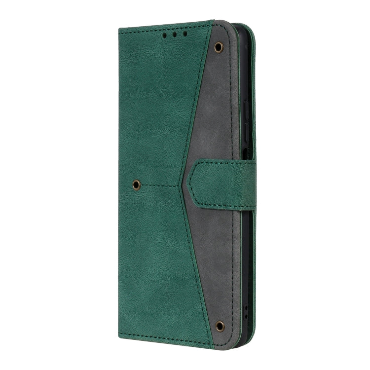 For Xiaomi Mi 11T Stitching Calf Texture Horizontal Flip Leather Case with Holder & Card Slots & Wallet