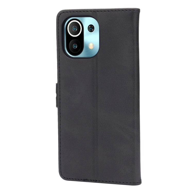 For Xiaomi Mi 11 Embossed Happy Cat Pattern Horizontal Flip Leather Case with Holder & Card Slots & Wallet