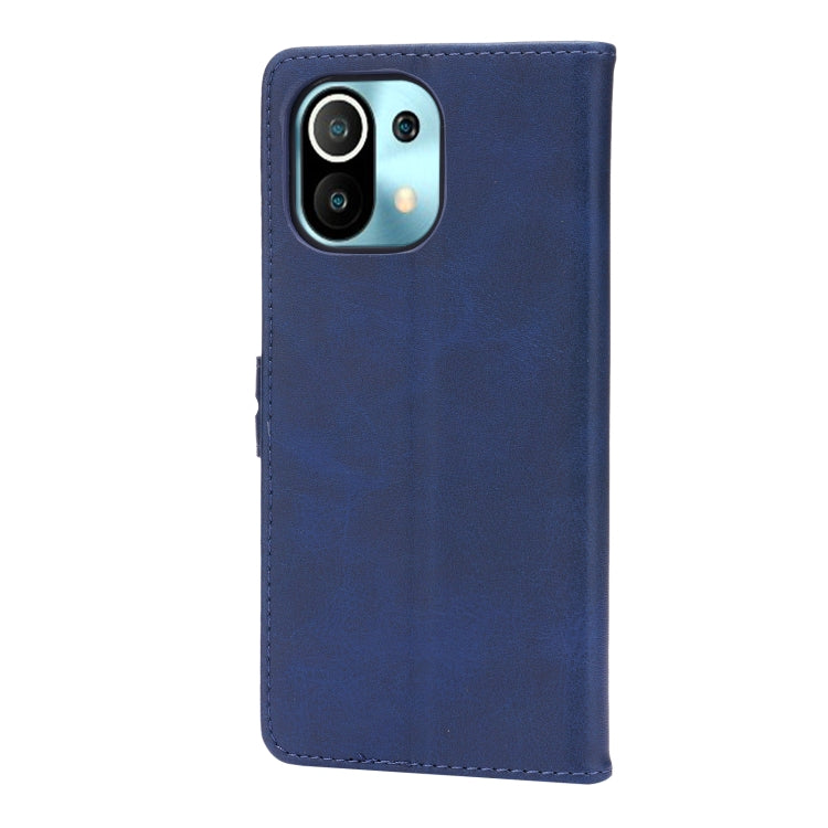 For Xiaomi Mi 11 Embossed Happy Cat Pattern Horizontal Flip Leather Case with Holder & Card Slots & Wallet