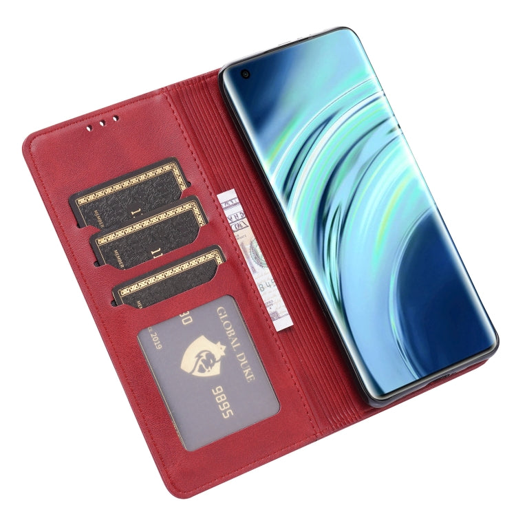 For Xiaomi Mi 11 Embossed Happy Cat Pattern Horizontal Flip Leather Case with Holder & Card Slots & Wallet