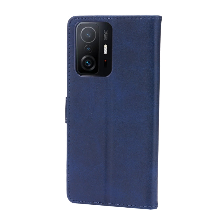 For Xiaomi Mi 11T Embossed Happy Cat Pattern Horizontal Flip Leather Case with Holder & Card Slots & Wallet