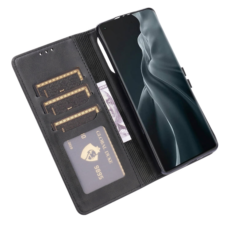 For Xiaomi Mi 11 Ultra Embossed Happy Cat Pattern Horizontal Flip Leather Case with Holder & Card Slots & Wallet