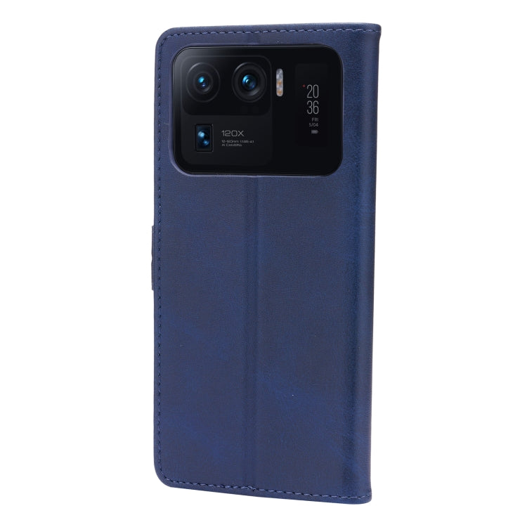 For Xiaomi Mi 11 Ultra Embossed Happy Cat Pattern Horizontal Flip Leather Case with Holder & Card Slots & Wallet