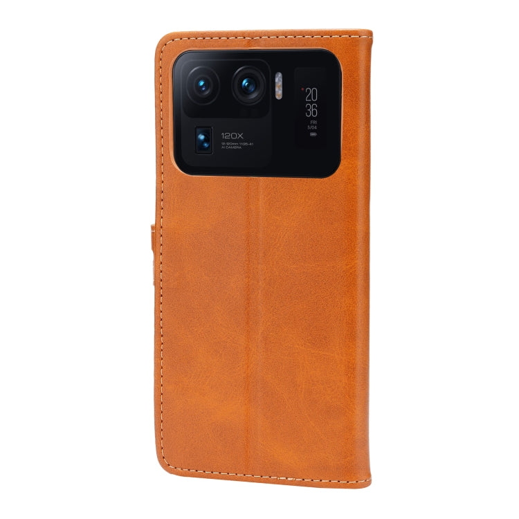 For Xiaomi Mi 11 Ultra Embossed Happy Cat Pattern Horizontal Flip Leather Case with Holder & Card Slots & Wallet