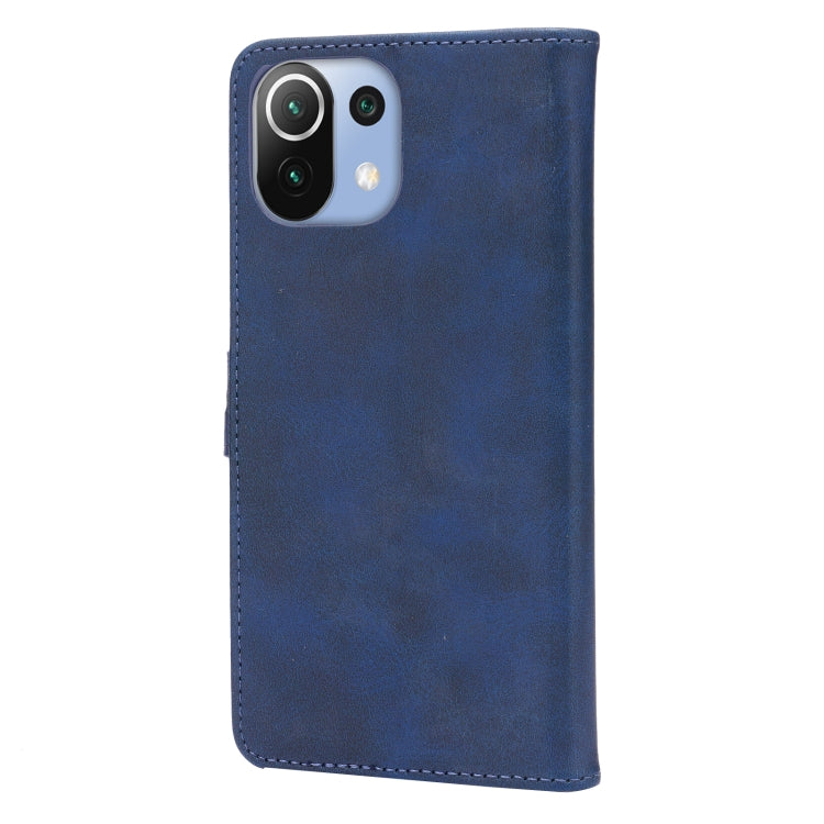 For Xiaomi Mi 11 Lite Embossed Happy Cat Pattern Horizontal Flip Leather Case with Holder & Card Slots & Wallet