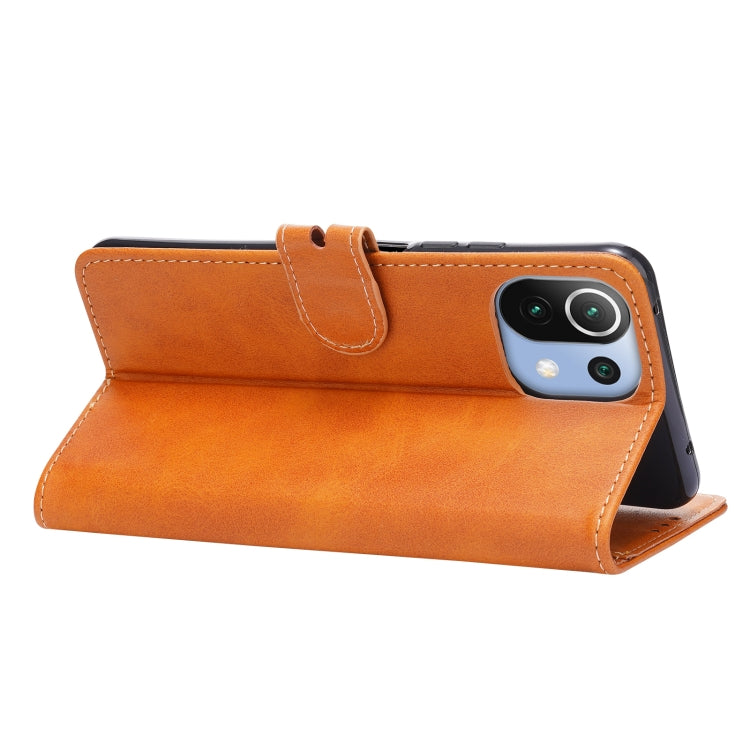 For Xiaomi Mi 11 Lite Embossed Happy Cat Pattern Horizontal Flip Leather Case with Holder & Card Slots & Wallet