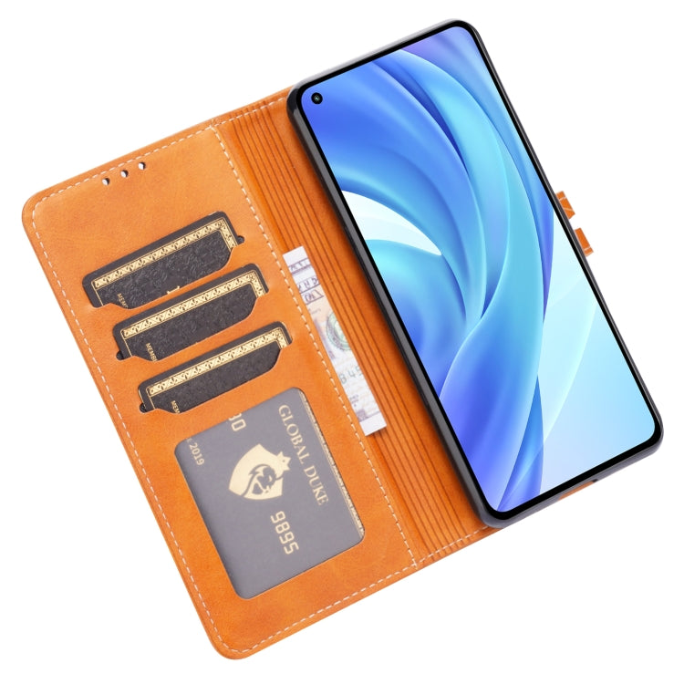 For Xiaomi Mi 11 Lite Embossed Happy Cat Pattern Horizontal Flip Leather Case with Holder & Card Slots & Wallet