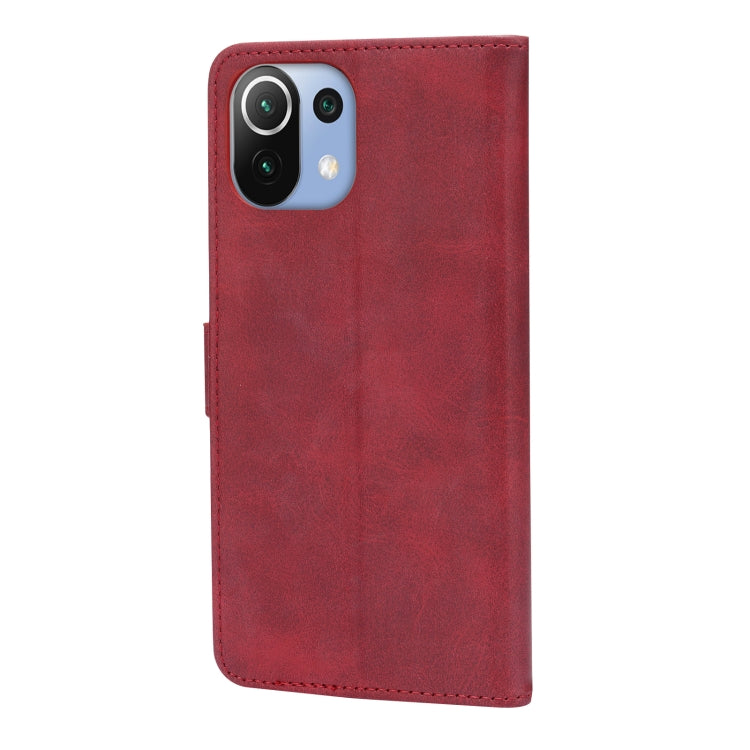 For Xiaomi Mi 11 Lite Embossed Happy Cat Pattern Horizontal Flip Leather Case with Holder & Card Slots & Wallet