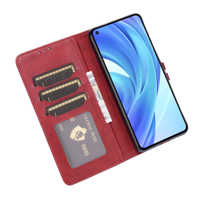 For Xiaomi Mi 11 Lite Embossed Happy Cat Pattern Horizontal Flip Leather Case with Holder & Card Slots & Wallet