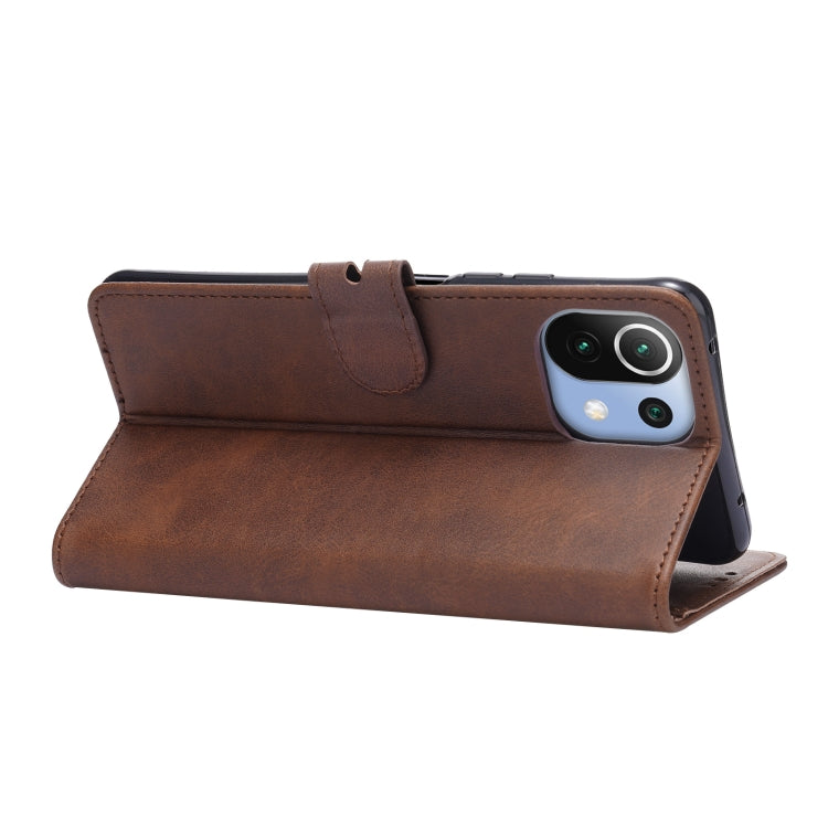 For Xiaomi Mi 11 Lite Embossed Happy Cat Pattern Horizontal Flip Leather Case with Holder & Card Slots & Wallet