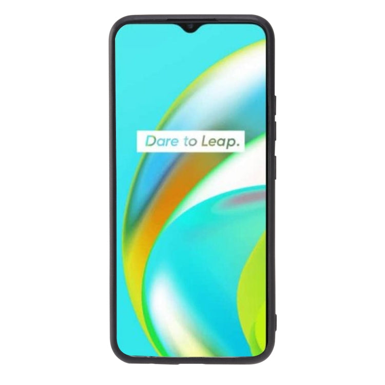For OPPO Realme C12 Double Buckle PU + TPU Shockproof Magnetic Case with Card Slots & Holder
