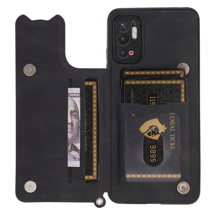 For Xiaomi Redmi Note 10 5G Mandala Embossed PU + TPU Magnetic Case with Card Slots & Holder & Lanyard