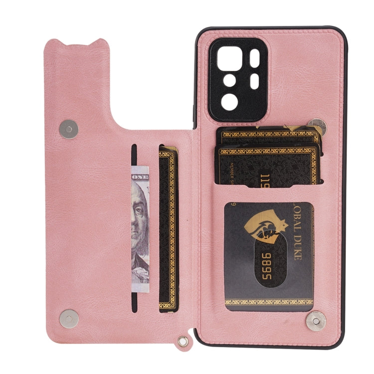 For Xiaomi Redmi Note 10 Pro (China) Mandala Embossed PU + TPU Magnetic Case with Card Slots & Holder & Lanyard