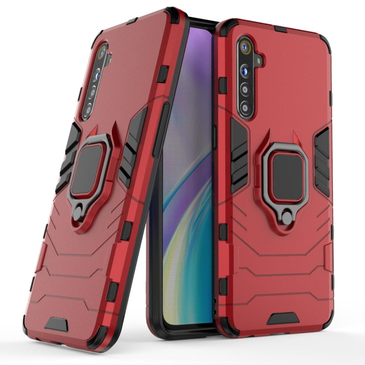 For OPPO Realme XT & K5 Shockproof PC + TPU Protective Case with Magnetic Ring Holder