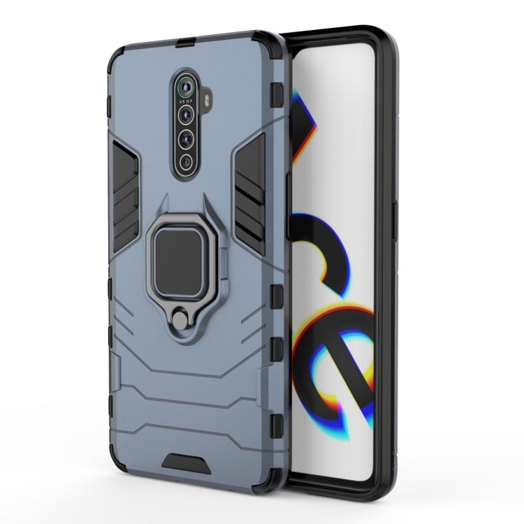 For OPPO Reno Ace Shockproof PC + TPU Protective Case with Magnetic Ring Holder