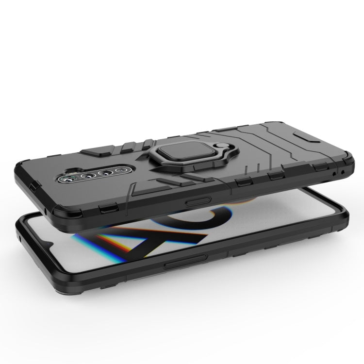 For OPPO Reno Ace Shockproof PC + TPU Protective Case with Magnetic Ring Holder