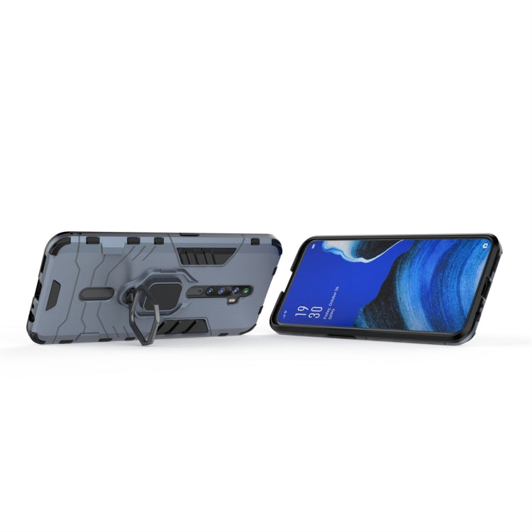 For OPPO Reno2 Z Shockproof PC + TPU Protective Case with Magnetic Ring Holder