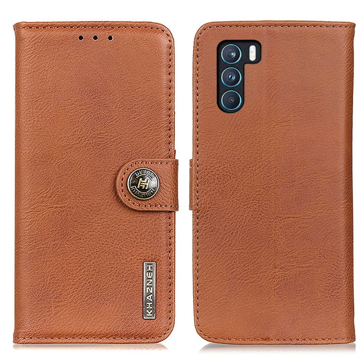 For OPPO K9 Pro KHAZNEH Cowhide Texture Horizontal Flip Leather Case with Holder & Card Slots & Wallet
