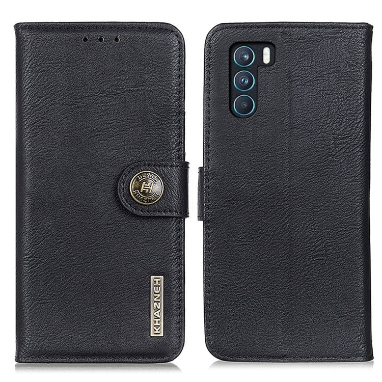 For OPPO K9 Pro KHAZNEH Cowhide Texture Horizontal Flip Leather Case with Holder & Card Slots & Wallet