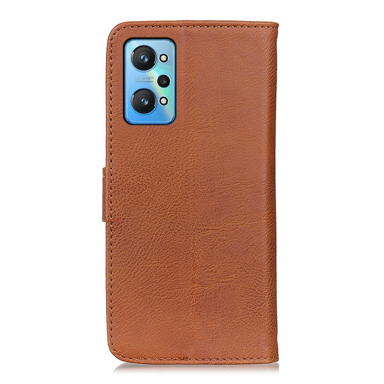 For OPPO Realme GT Neo2 KHAZNEH Cowhide Texture Horizontal Flip Leather Case with Holder & Card Slots & Wallet