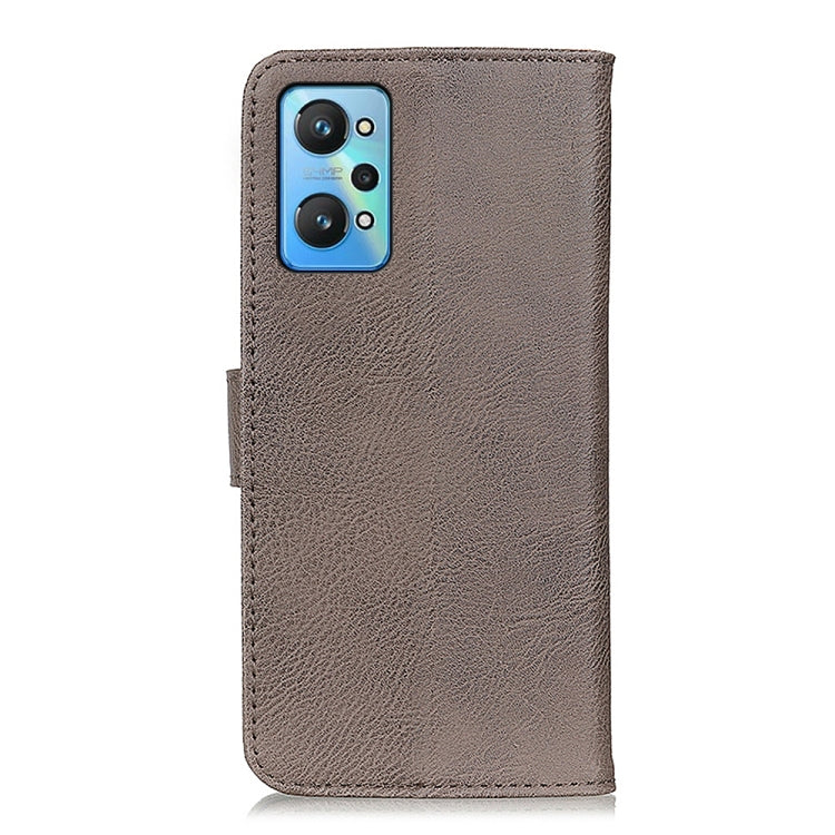 For OPPO Realme GT Neo2 KHAZNEH Cowhide Texture Horizontal Flip Leather Case with Holder & Card Slots & Wallet