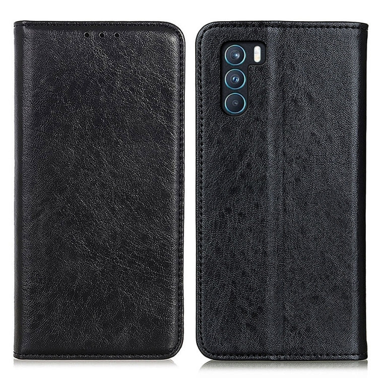 For OPPO K9 Pro Magnetic Crazy Horse Texture Horizontal Flip Leather Case with Holder & Card Slots & Wallet