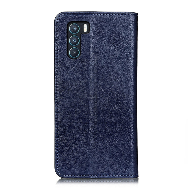 For OPPO K9 Pro Magnetic Crazy Horse Texture Horizontal Flip Leather Case with Holder & Card Slots & Wallet